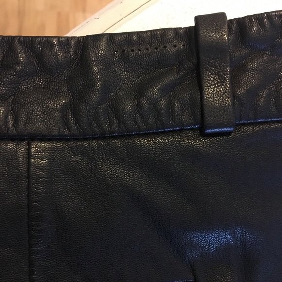 Joe's Jeans Shorts Nwt Shopbop Joes Jeans Black 0 Lambskin Leather